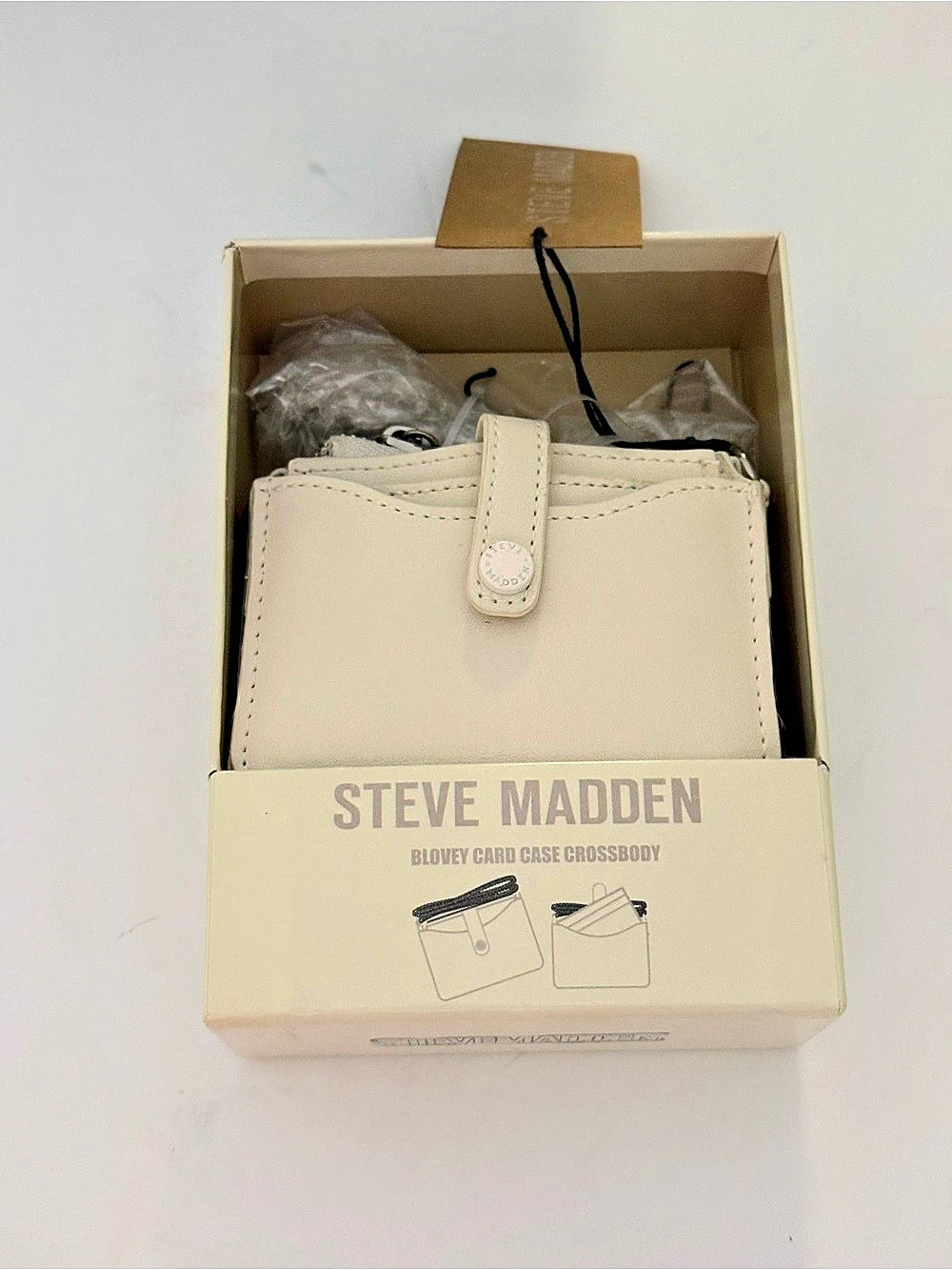 Steve Madden Blovey Crossbody Bag in Vanilla NWT